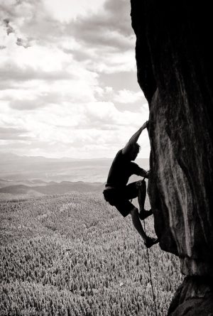 Dave Sheldon rock climbing. Rolfing, Source Point, Craniosacral Therapy, Boulder, Colorado
